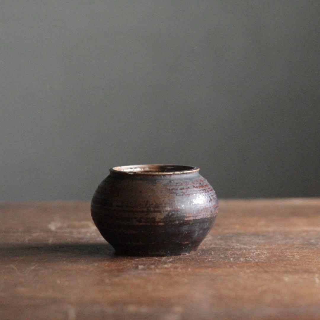 丹波 小壺 古道具 アンティーク 丹波焼 立杭焼