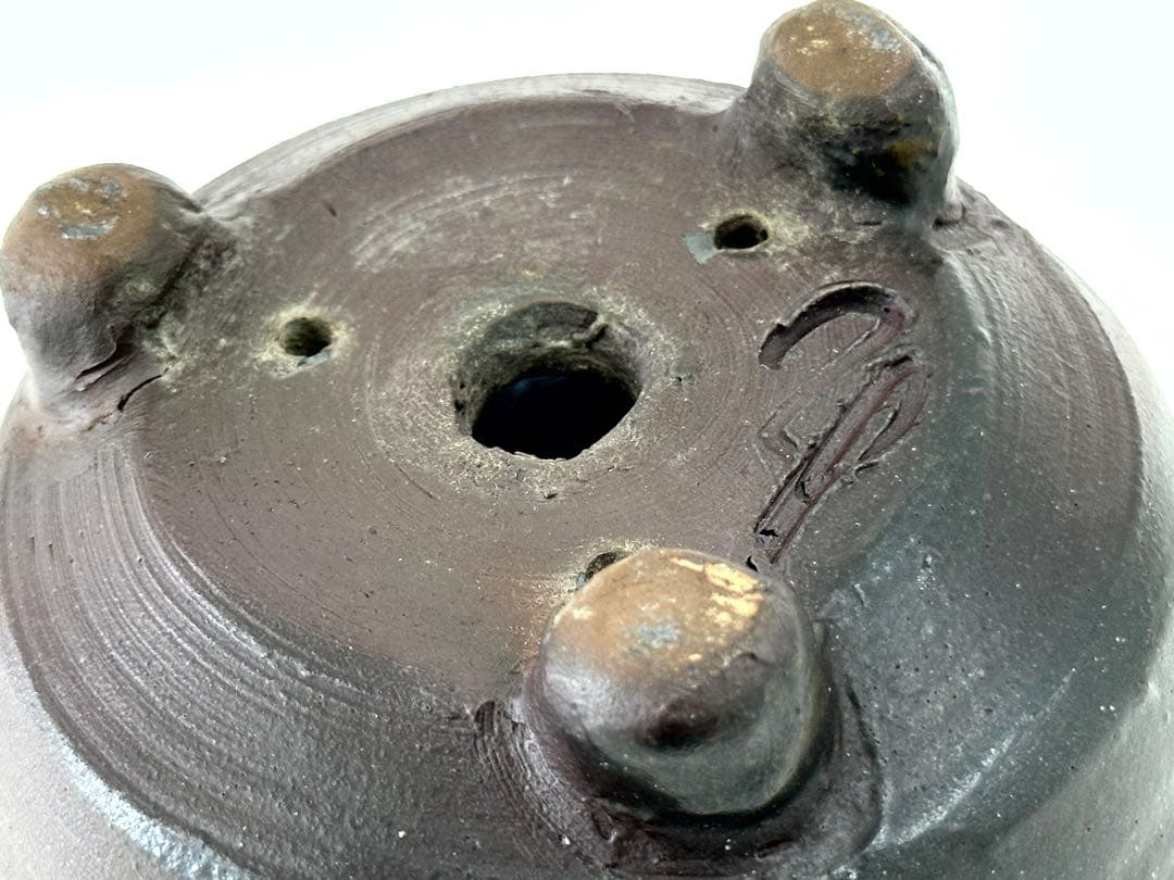 島武己｜植木鉢 （島武巳 國吉清尚 焼締 植木鉢）