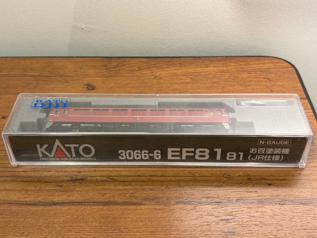 鉄道模型　Nゲージ　KATO 3066-6 EF81 81 お召塗装　JR仕様