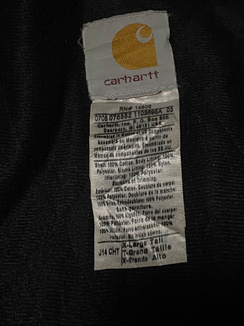 00's■carhartt【XL】サンタフェジャケット フェード ブラウン