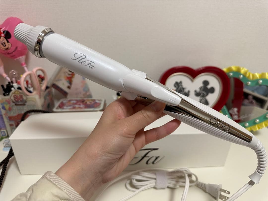 ReFa カールヘアアイロン RE-AF00A 32ミリ ホワイト - メルカリ