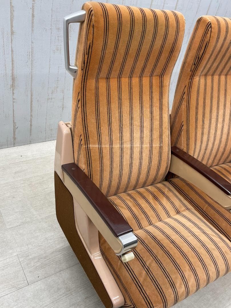 美品 0系新幹線 普通席 3列シート 簡易リクライニング せり出し式