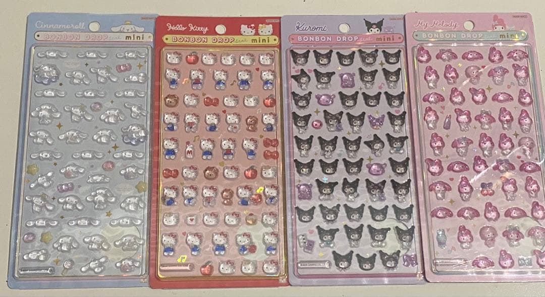 正規品！ボンボンドロップシールサンリオmini8枚セット