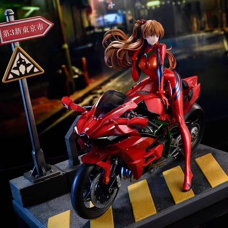 新世紀エヴァンゲリオン 明日香 バイク ガレージキット フィギュア 新
