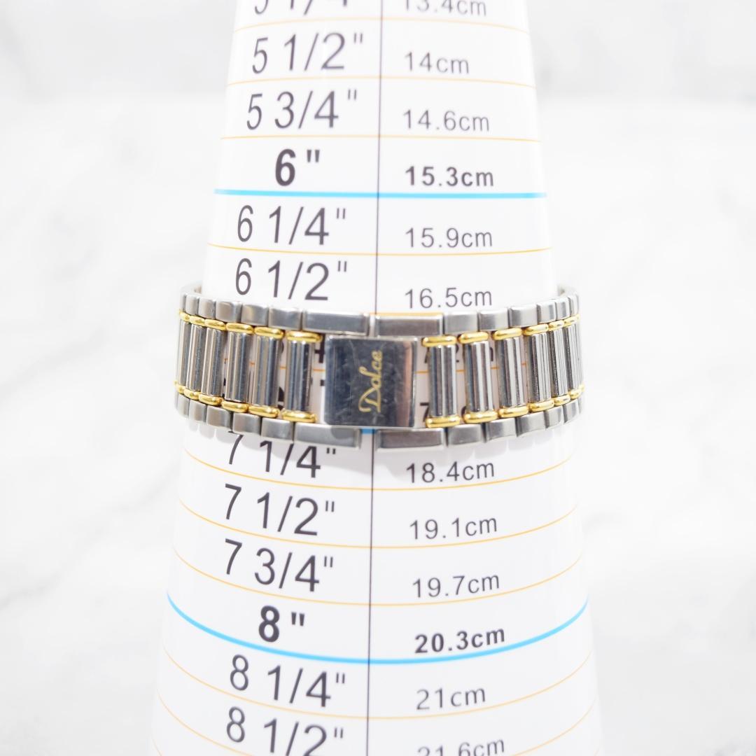 [美品 箱付] 1990年製 SEIKO セイコー ドルチェ メンズ 新品電池