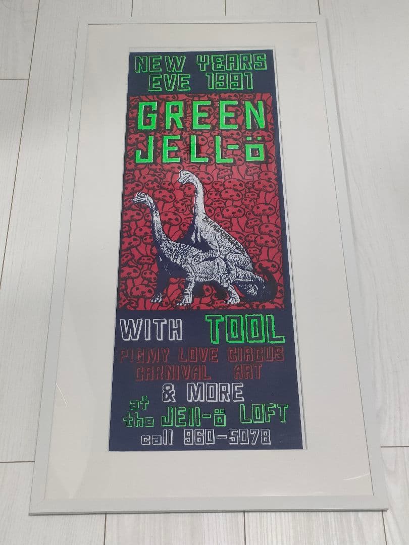TOOL GREEN JELLO サイン入り ポスター 1991トゥール