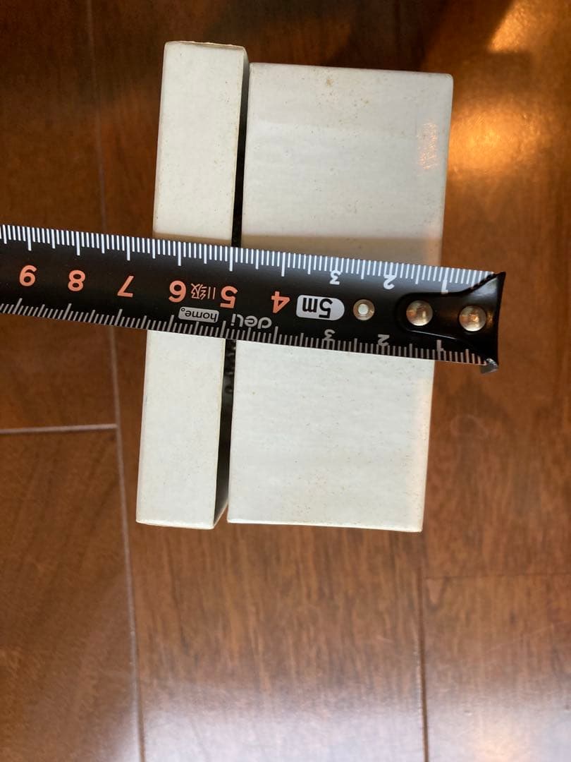 National Design museum 陶器 ボックス 小物入 青白 四角