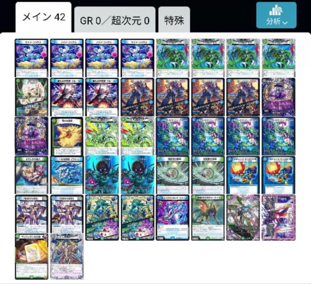 アナカラーハンデス　アナカラージャオウガ デッキパーツ　赤黒邪王門　赤緑アポロ