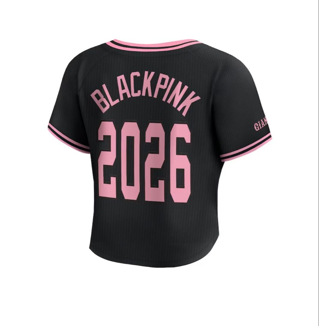 読売ジャイアンツ×BLACKPINK ユニフォーム クロップド ブラック L