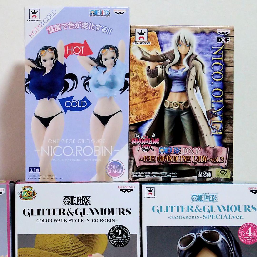 ONEPIECE・未開封フィギュア３点☆ロビン・オルビア☆グリグラ・DXF 他