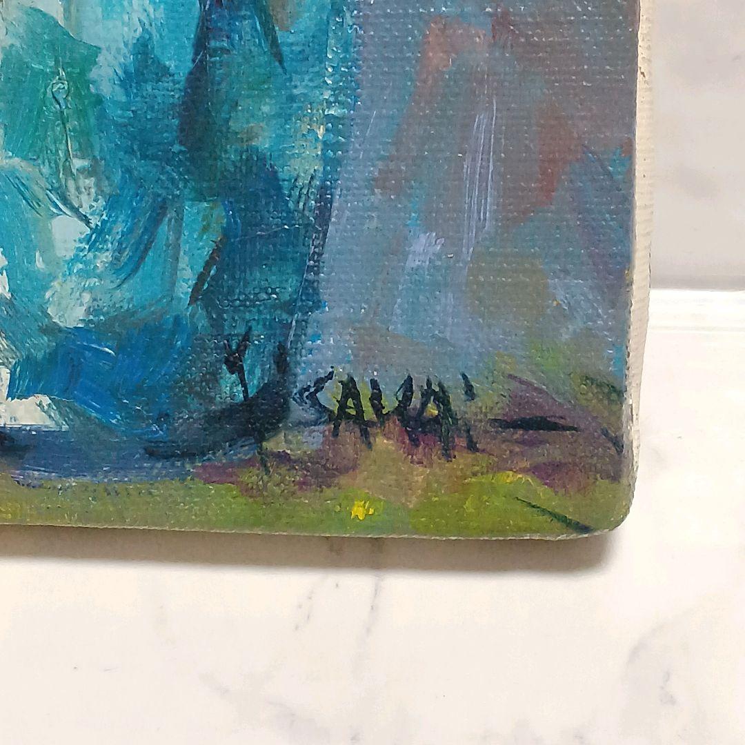 酒井健吉 バラ 油絵 サインあり