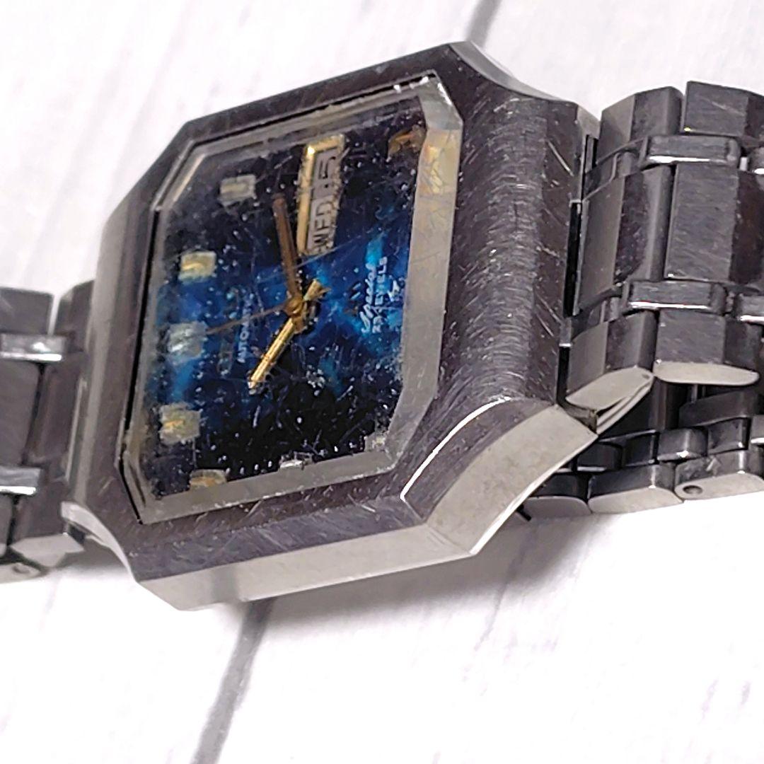 サ*ー様 SEIKO LM Special 自動巻き腕時計 角型 青色