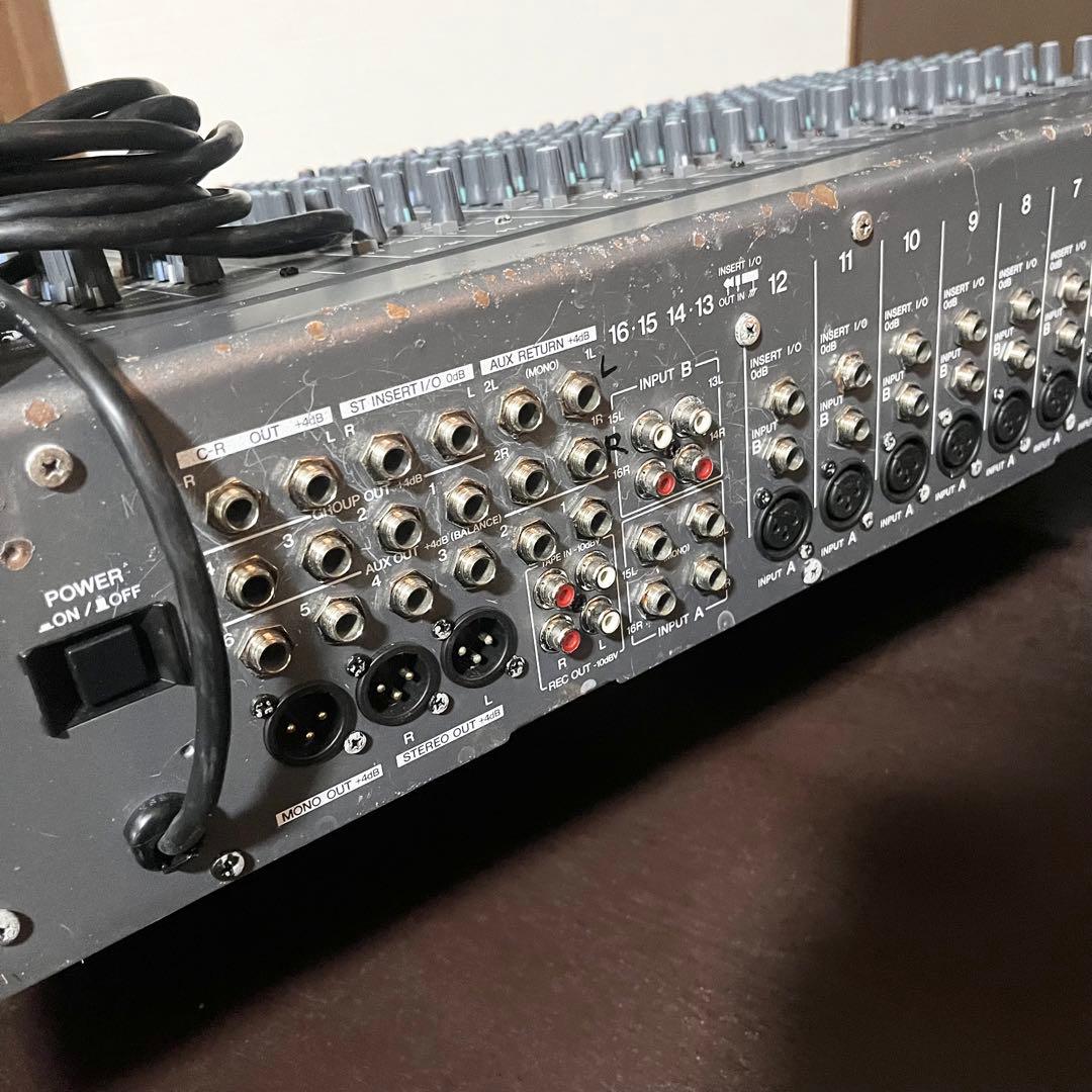 16chアナログミキサーYAMAHA GF16/12 キャリーケース付 ジャンク