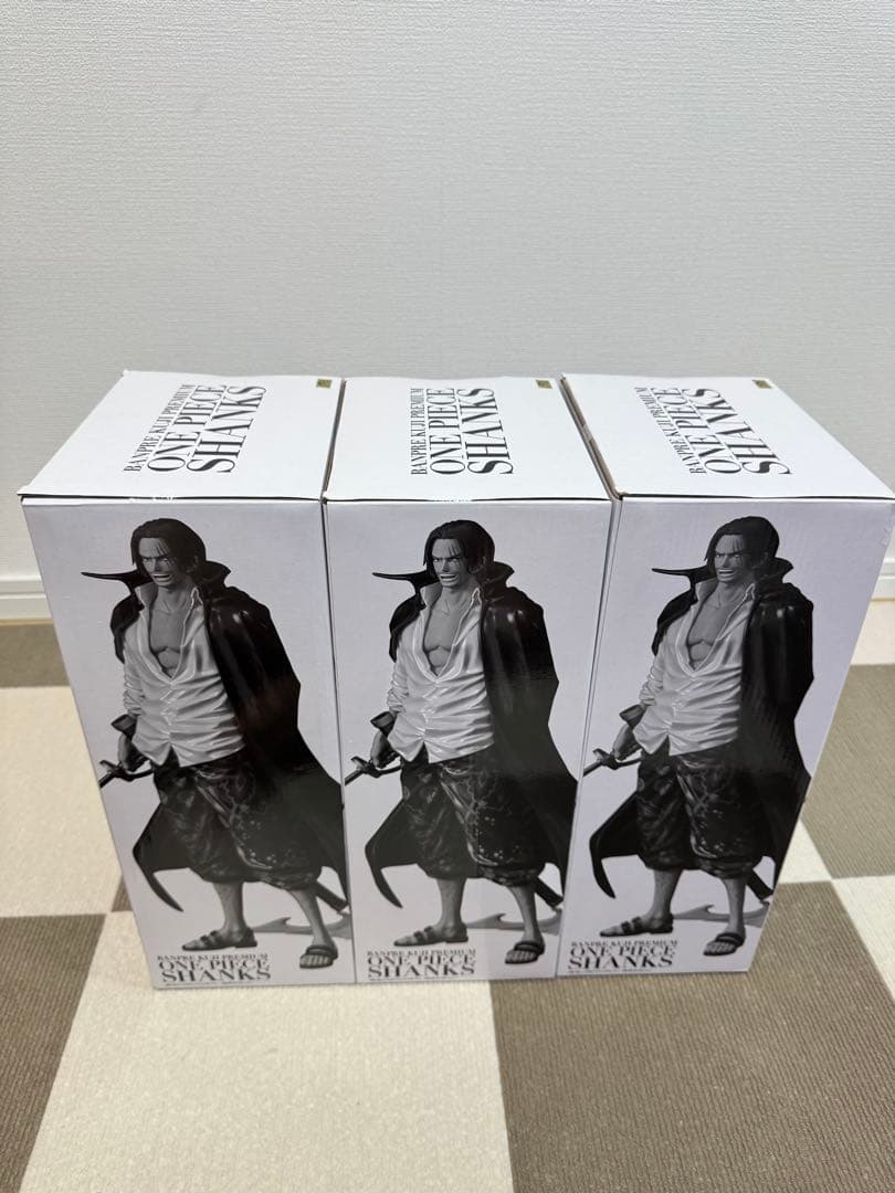 バンプレくじ　プレミアム　ワンピース　シャンクス　A B C セット