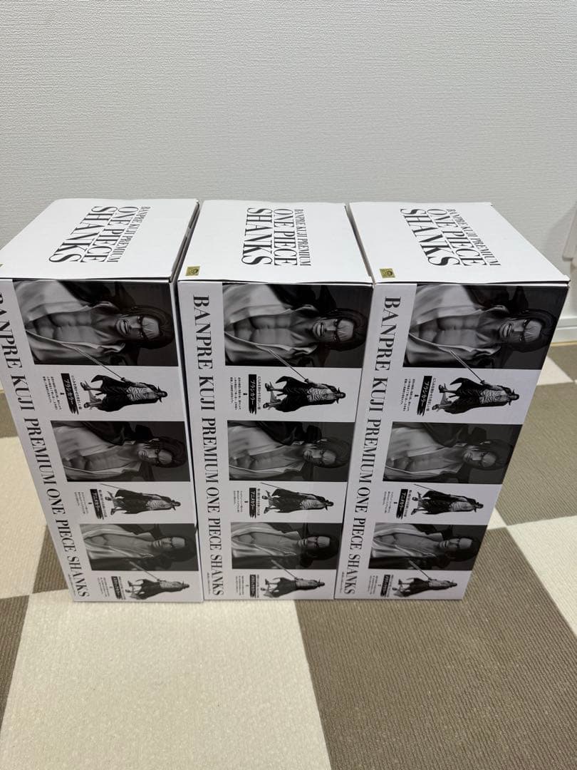 バンプレくじ　プレミアム　ワンピース　シャンクス　A B C セット