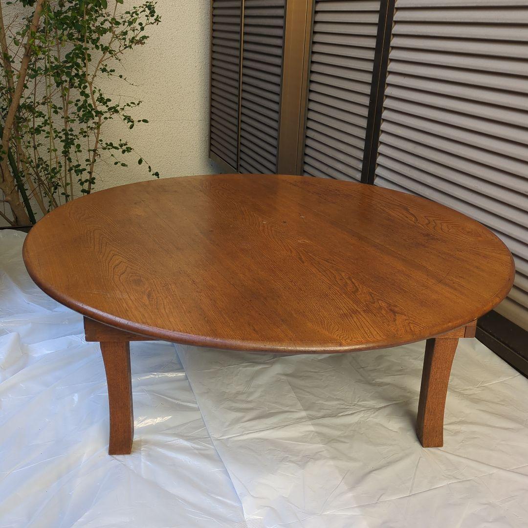 ちゃぶ台折り畳み座卓昭和レトロ