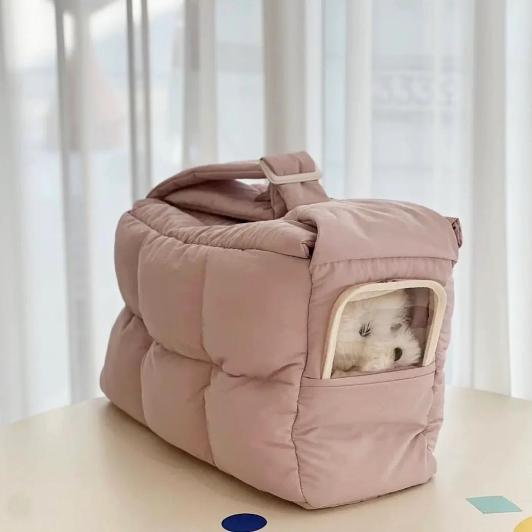 小型犬用スリングキャリー【DOUBLE COMMA】CLOUD BAG 黒 M