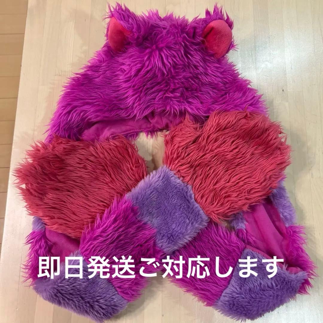 即日発送対応】ディズニー チェシャ猫 マフラーキャップ - メルカリ