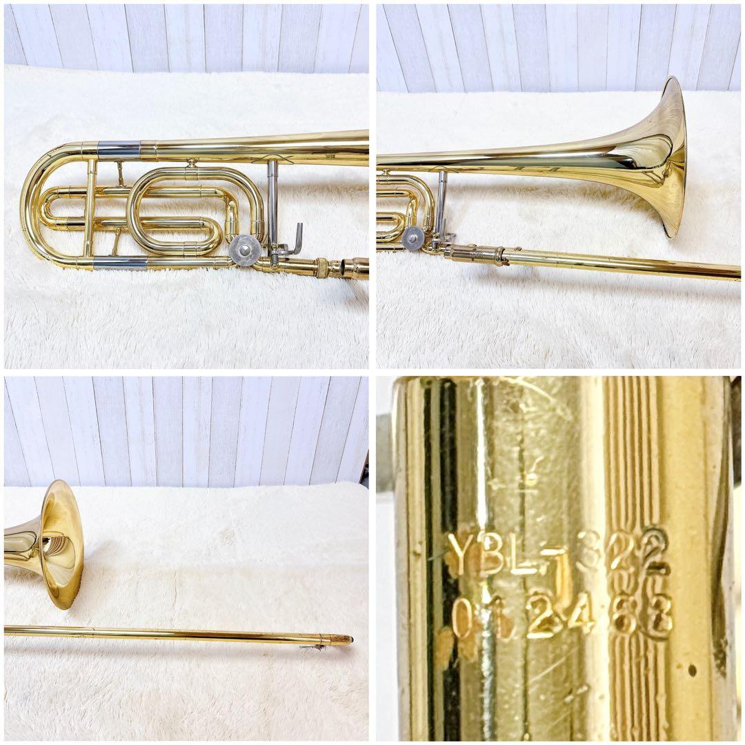 YAMAHA YBL-322 B♭/F バストロンボーン マウスピース付き