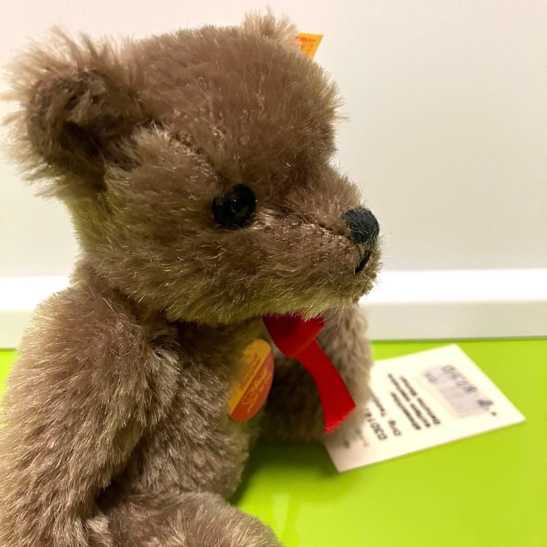 シュタイフ（steiff)⭐️小さめテディベア⭐️こげ茶⭐️ビンテージ