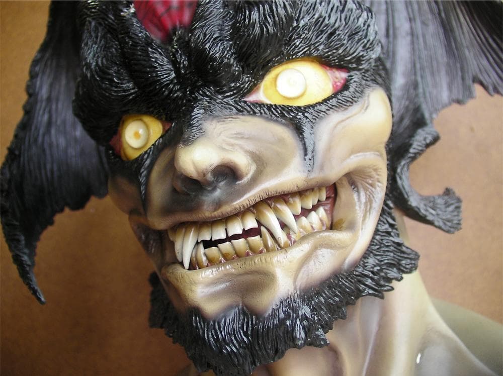 デビルマン 1/1ヘッド モビーディック フィギュア カスタムリペイント