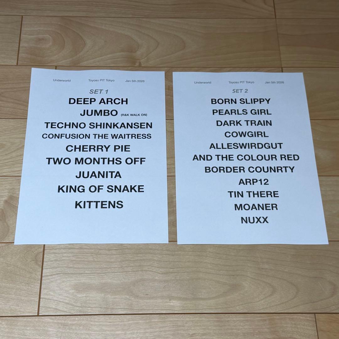 Underworld Tシャツ 2026 来日ツアー アンダーワールド Tee - メルカリ