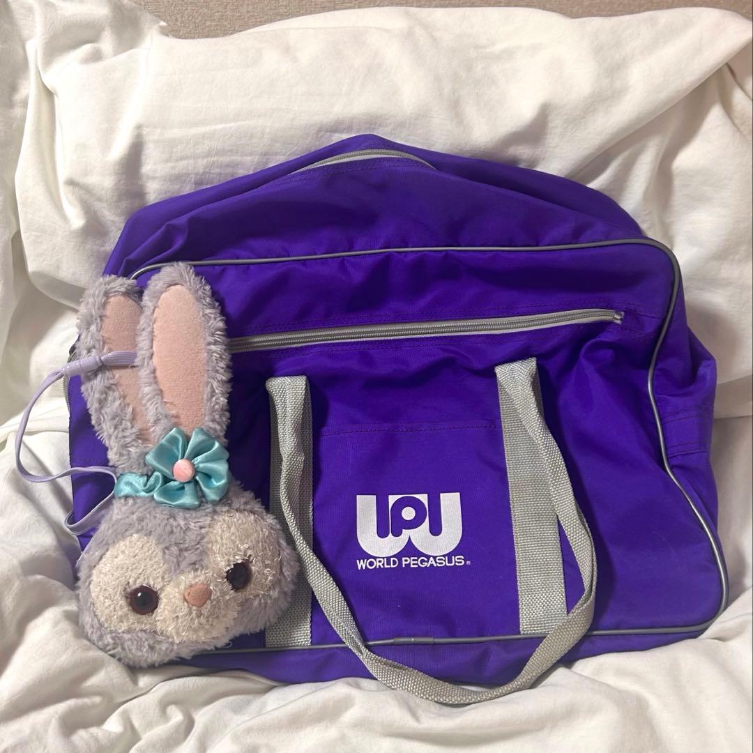 ワッペ スクバ 紫 新ワッぺ ワールドペガサス スクールバッグ ワッペ