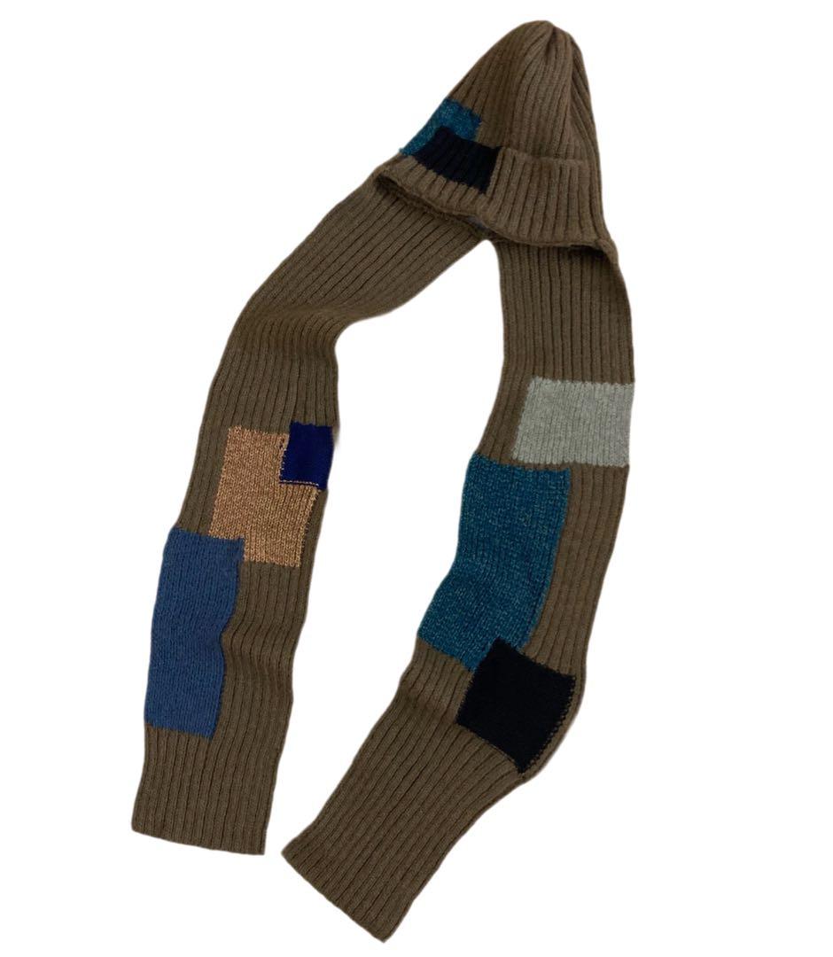 コグマ様 KAPITAL パッチワーク マフラー ビーニー ニット キャップ コグマ様 KAPITAL パッチワーク マフラー ビーニー ニット キャップ