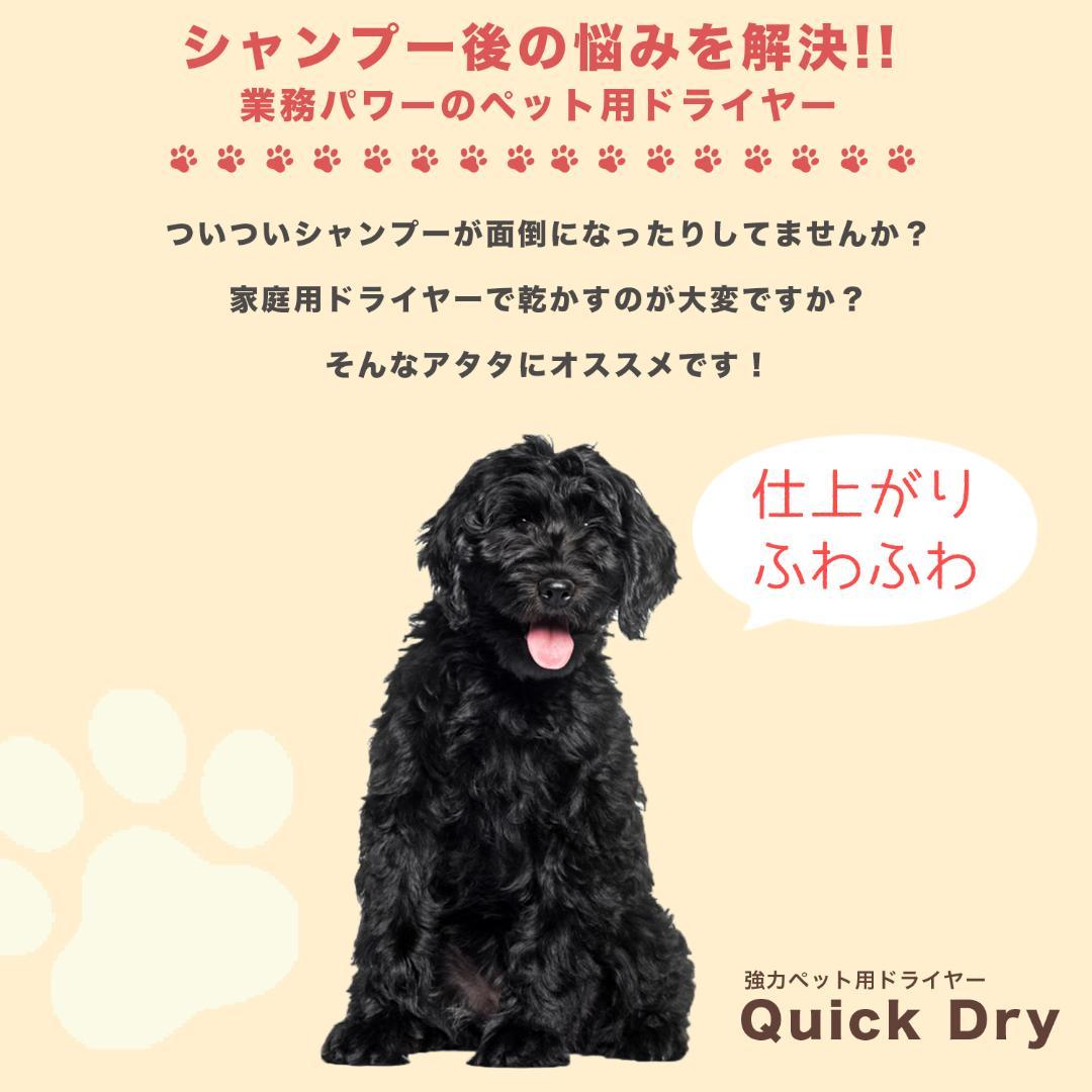 犬 節約 ドライヤー 業務用 PSE適合 ペットドライヤー 専用スタンドセット