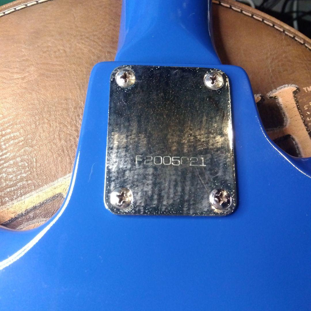 エレキギター 青 3ピックアップ 。 TEISCOビザールギター｜Teisco