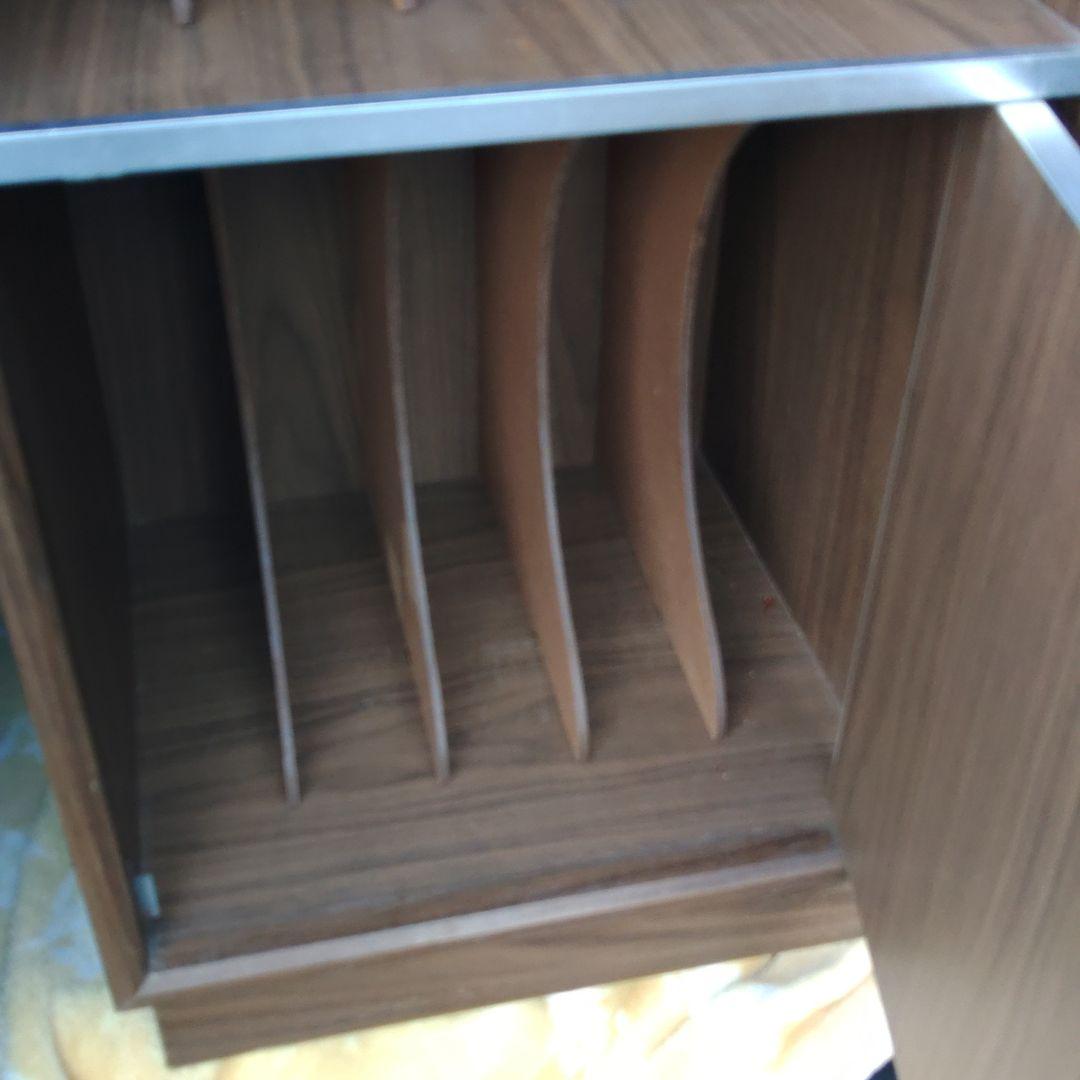 昭和 レトロ レコードラック 収納 木目 インテリア ラック