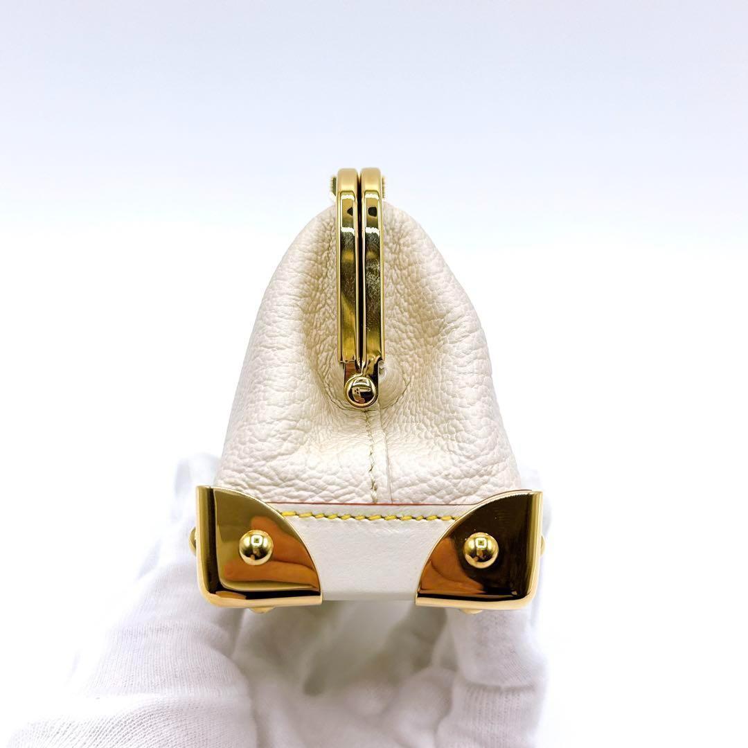 ルイヴィトン スハリ ポルトモネ ヴィエノワ ポーチ がま口 M91835