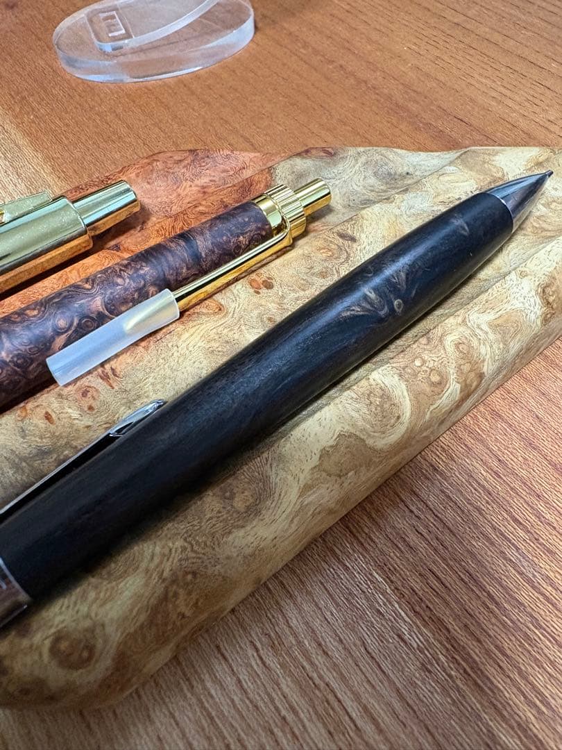 551バーズアイ アフリカンブラックウッド 木軸シャーペン ボールペン