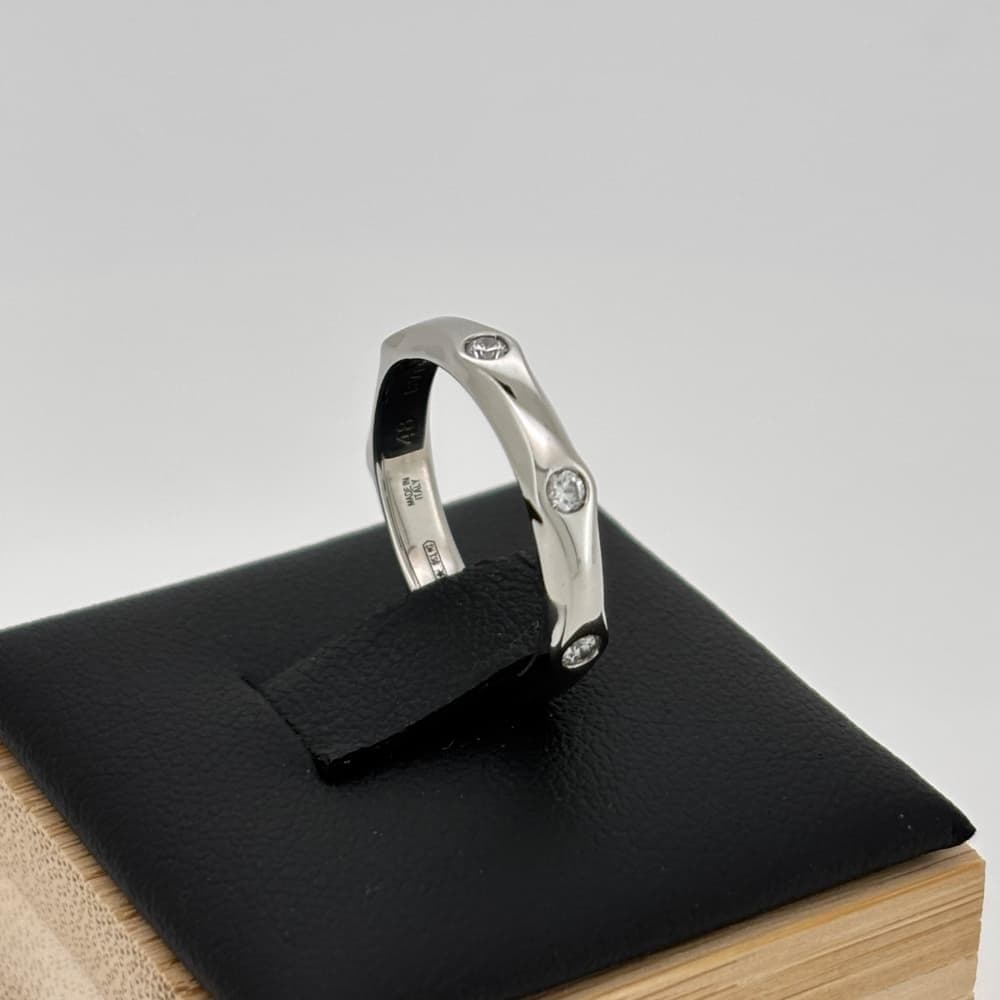 未使用級 定価49万現行品　ブルガリ インフィニート ダイヤ プラチナ リング