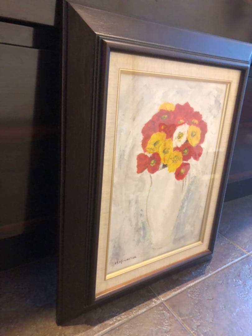 廣島平 『はな』サイン有　大作