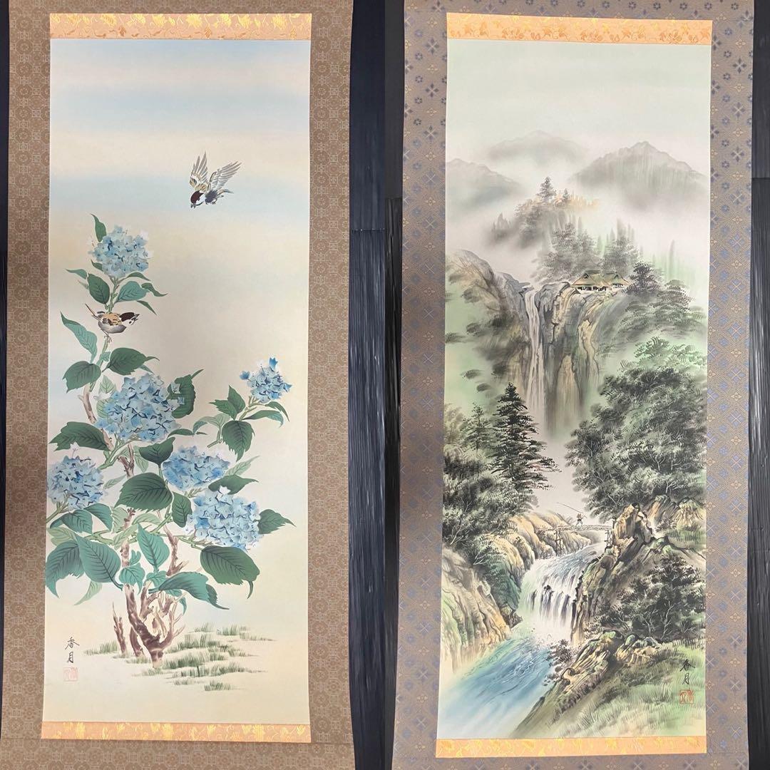 掛軸 小川香月 まとめ 12本 複製