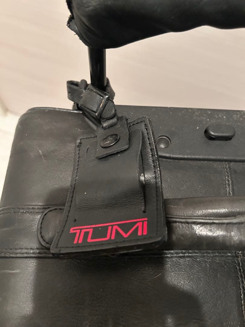 ビンテージ TUMI 黒 レザー キャリーケース