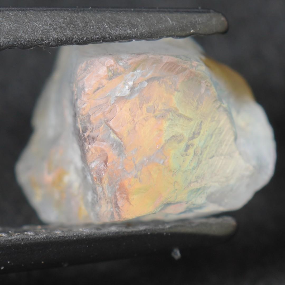 れれ 虹入りアイオライトキューブ mini + 原石4点