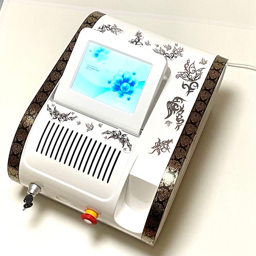 日本語説明書付き2ヘッド脂肪冷却マシン強力業務用コンパクト部分痩せ