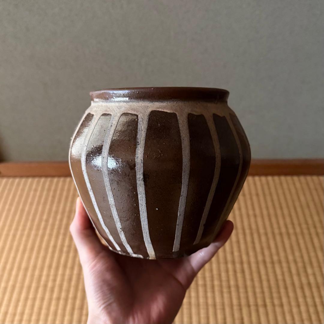 古丹波 丹波 流釉小壷 江戸時代 明治時代 古美術 骨董 民藝 白丹波 古備前