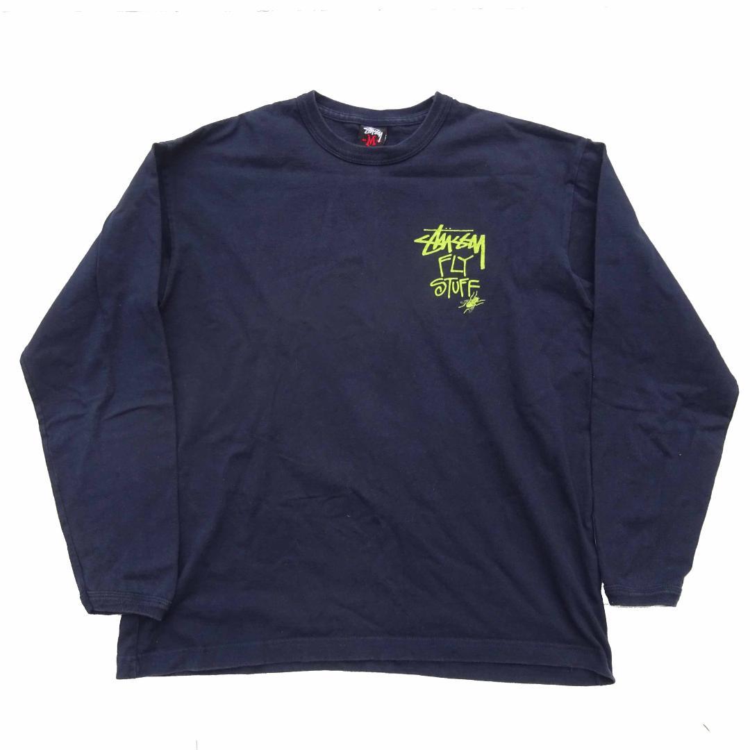 渡*彦様 ステューシー stussy FLY STUFF ハエ虫ロンTシャツ メ