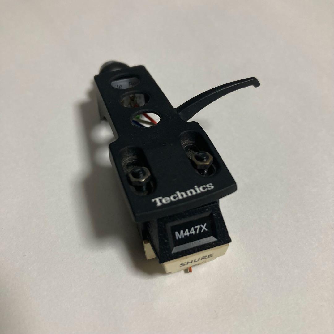 音出し確認済 Technics ヘッドシェル カートリッジM447X SHURE