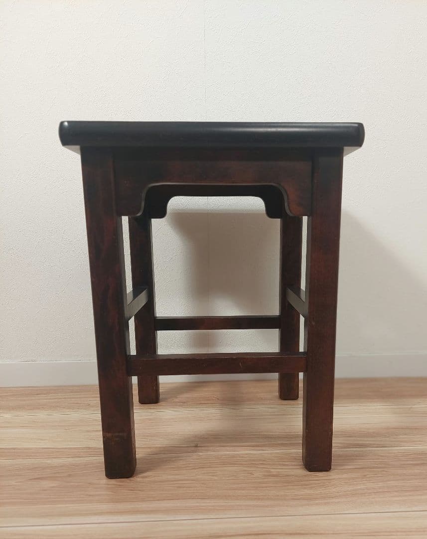 北海道民芸 スツール 樺材 椅子 腰掛け 飾り台 アンティーク