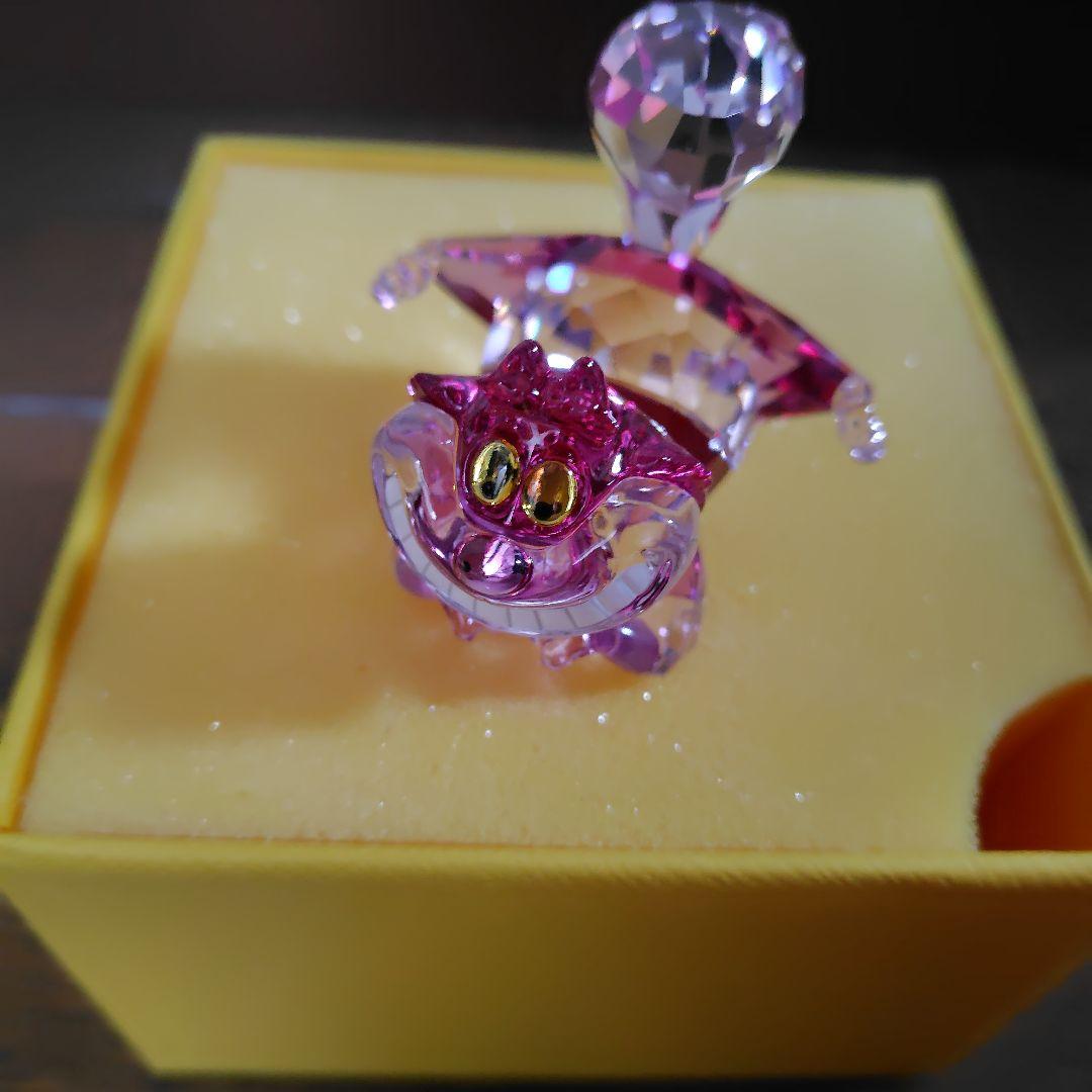 スワロフスキー 不思議の国のアリス チェシャ猫 スワロフスキー☆新品