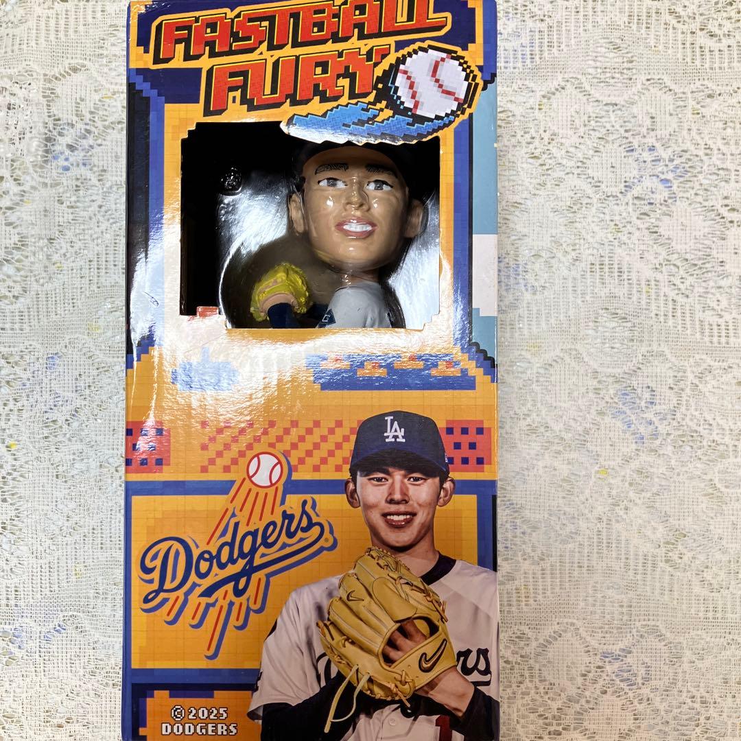 お値下げ ドジャーススタジアム限定 朗希ボブルヘッド｜8/4 佐々木朗希