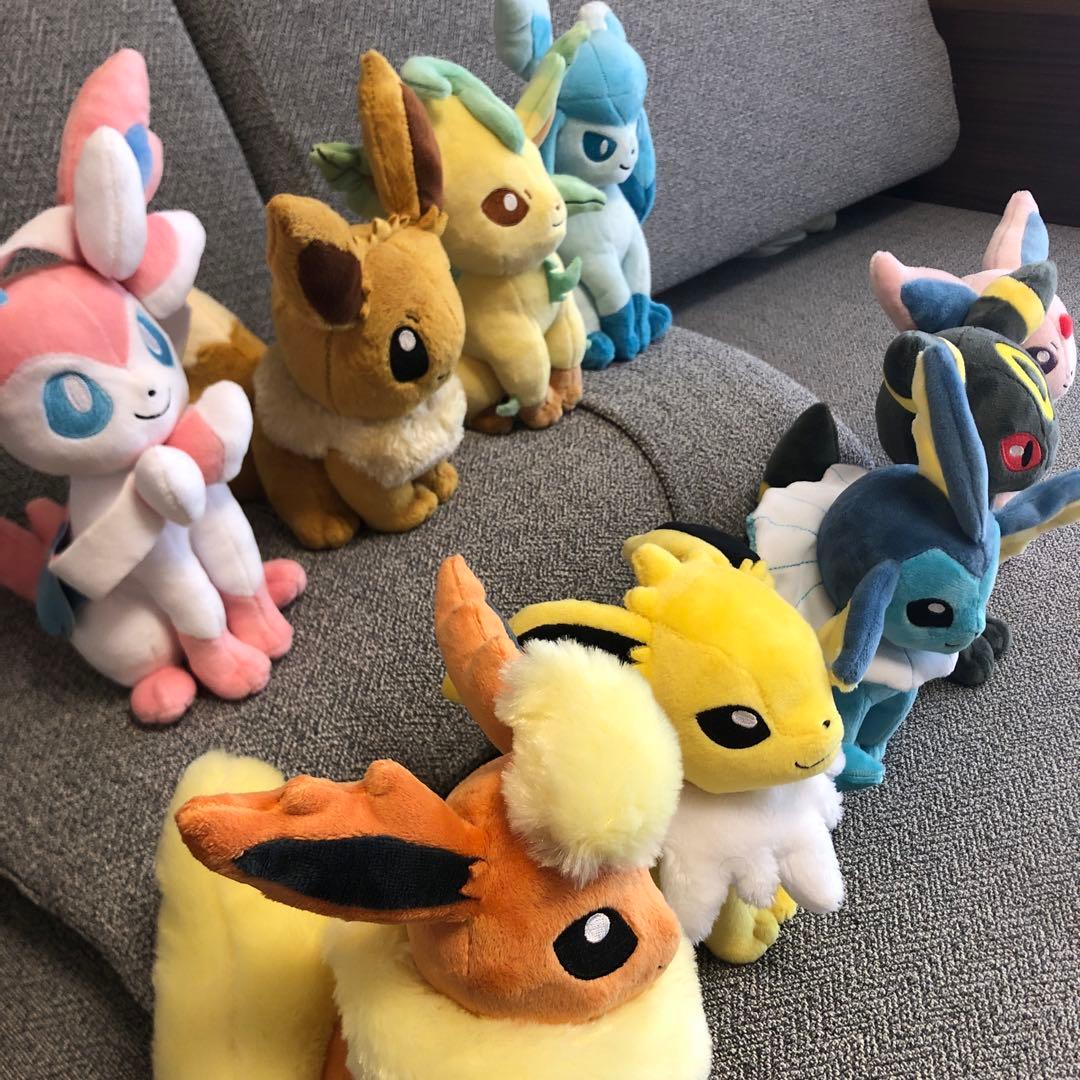ポケモンイーブイ・ブイズぬいぐるみ9種セット