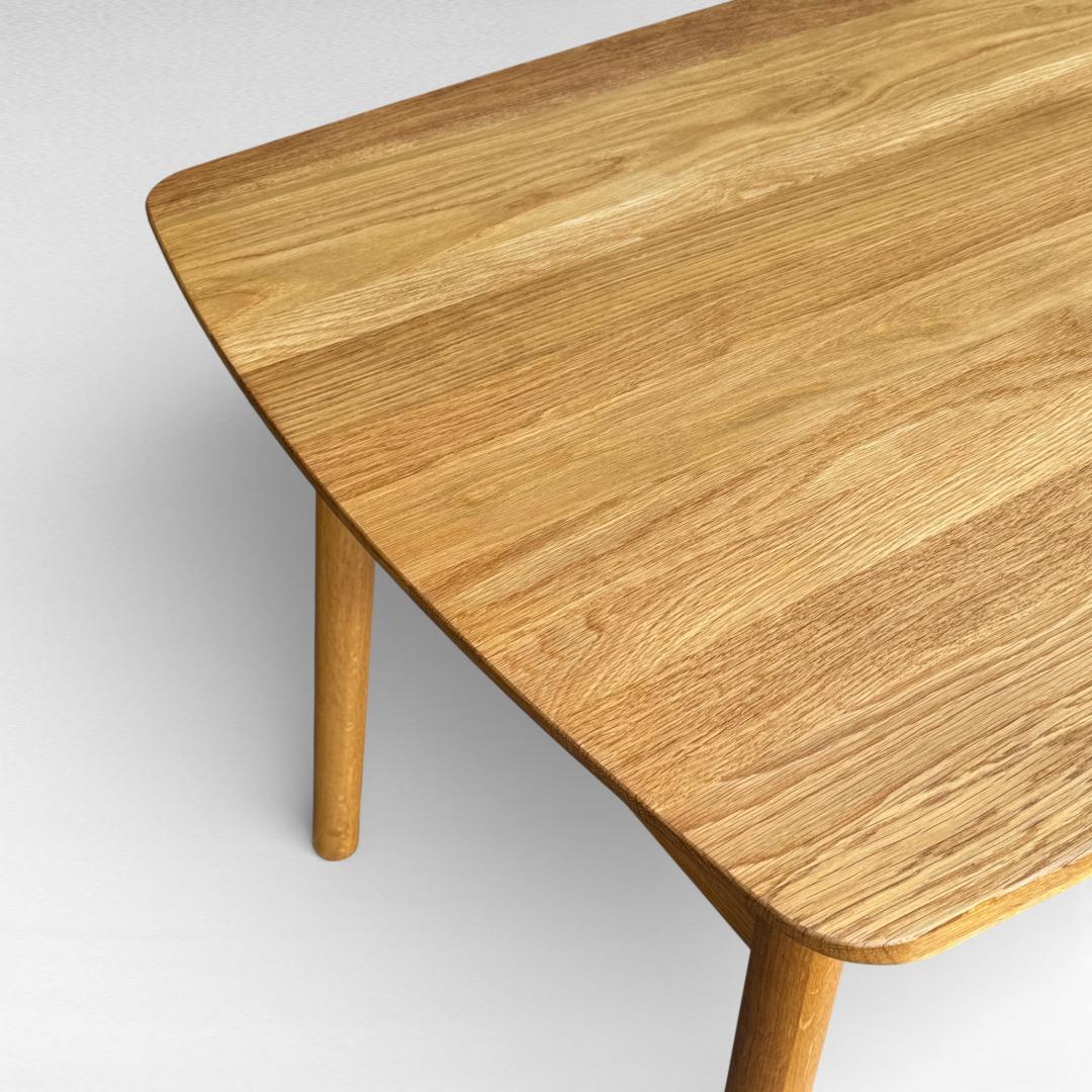 美品 UNICO SOLK ダイニングテーブル W160 オーク 天然木 ウニコ