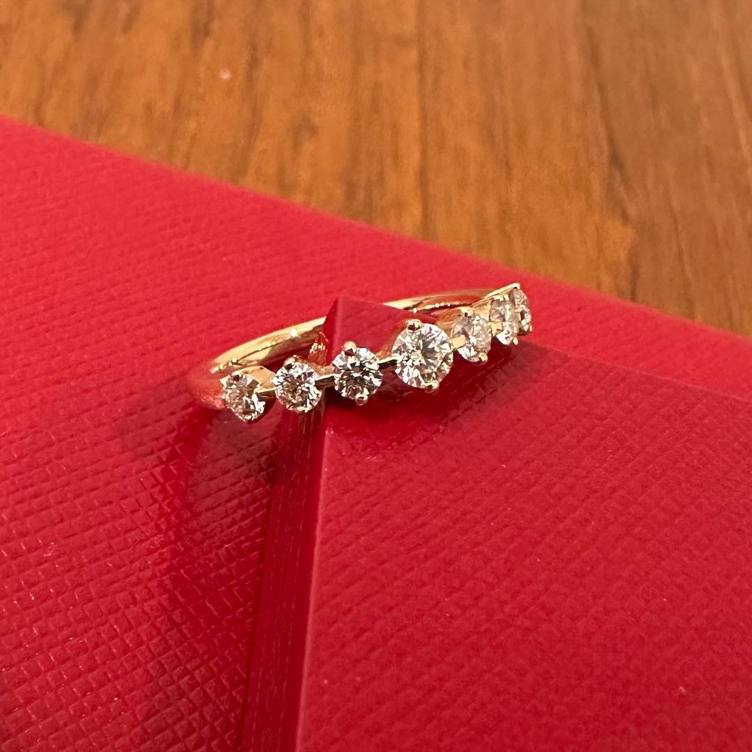 FLAGS フラッグス Bonheur05 K18PGダイヤ 0.5ctリング