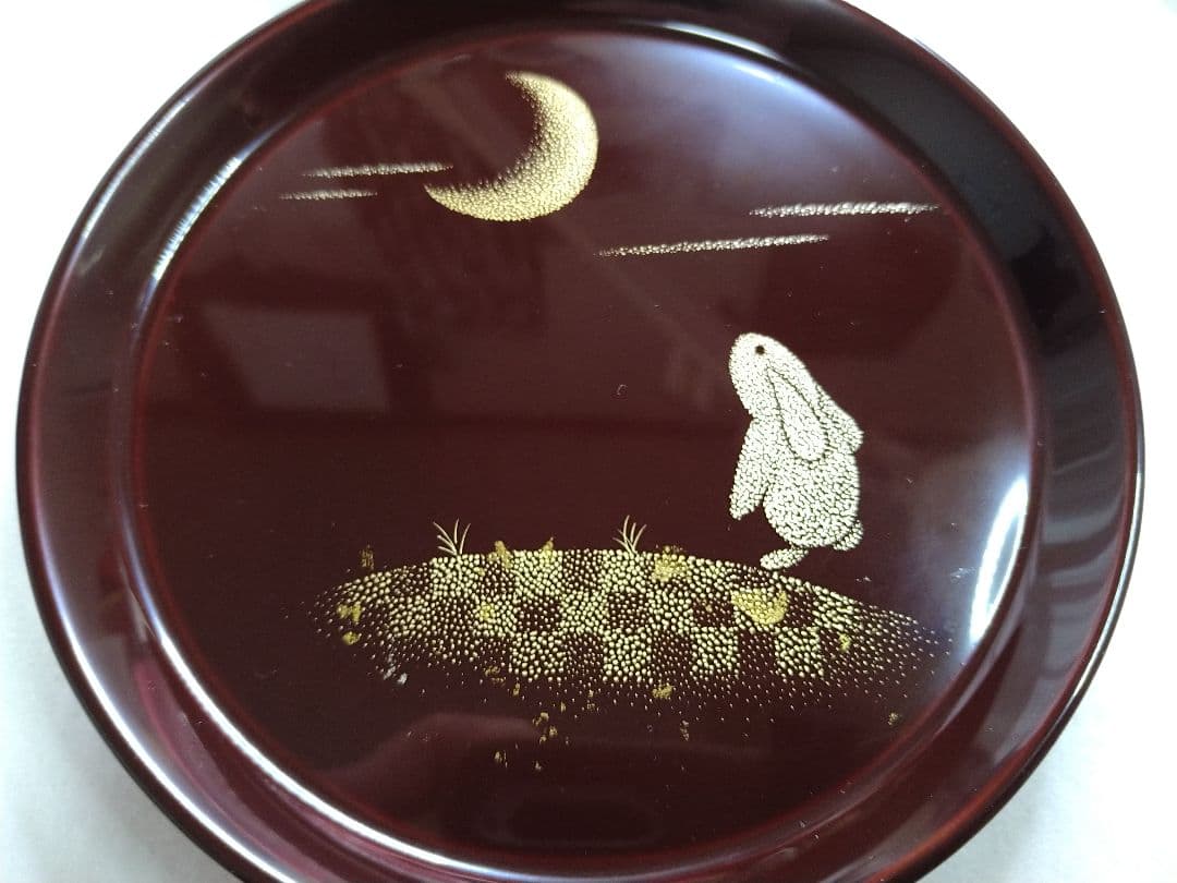 輪島塗沈金「多用皿6枚組」