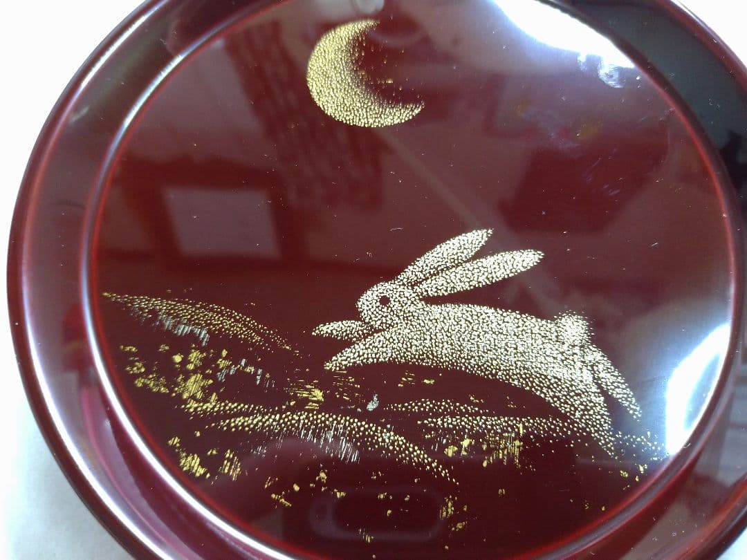 輪島塗沈金「多用皿6枚組」